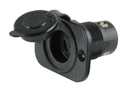 3-WIRE TROLLING MOTOR RECEP.& PLUG