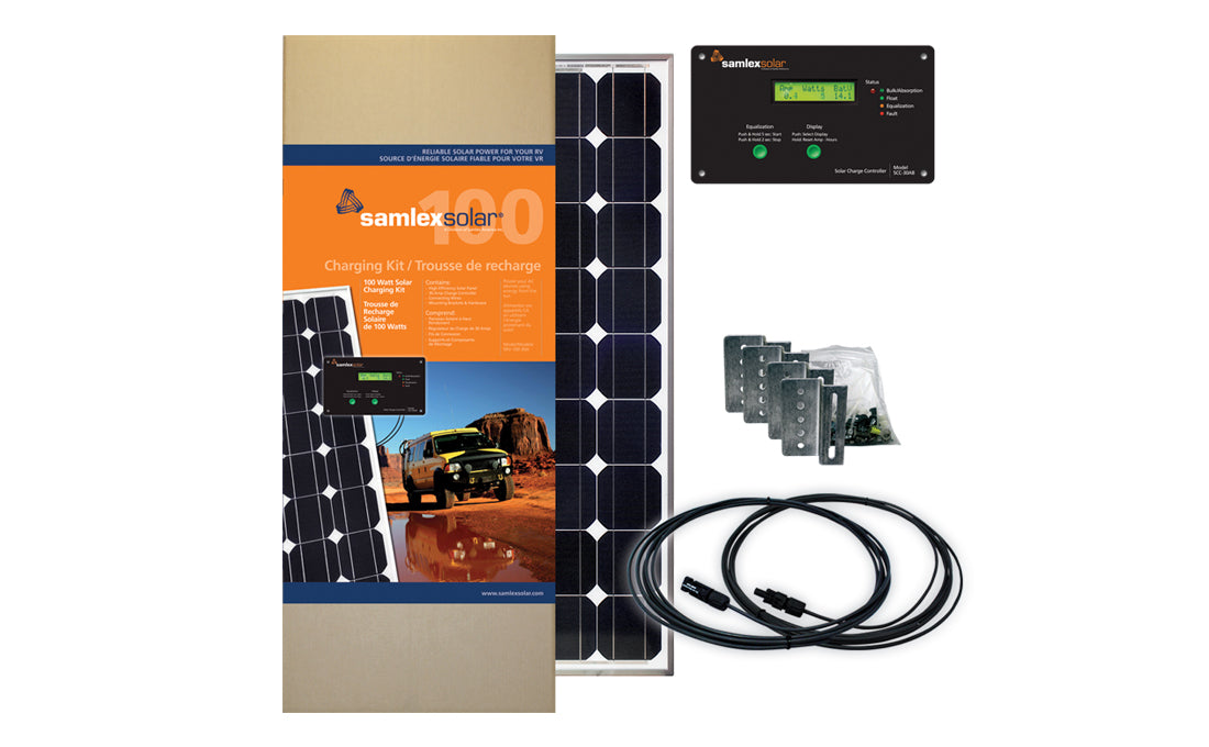 100W SOLAR CHARGING KIT
