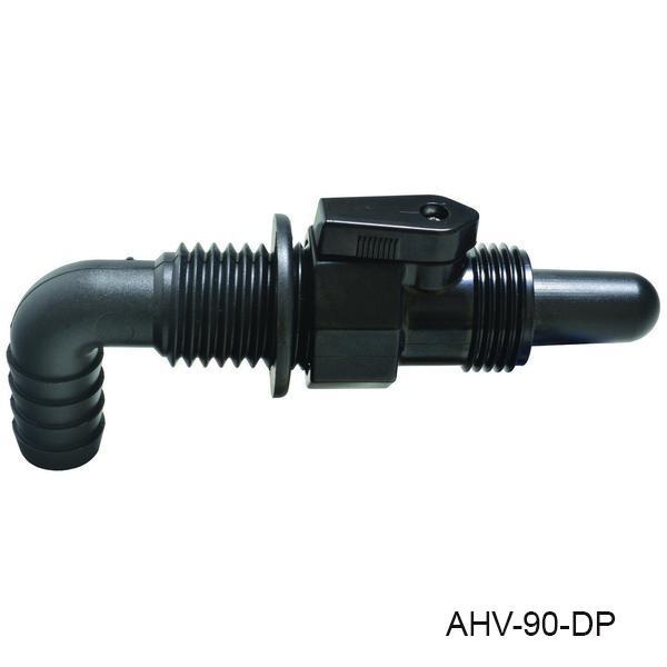 3/4' 90 DEGREE BLACK AERATOR HEAD