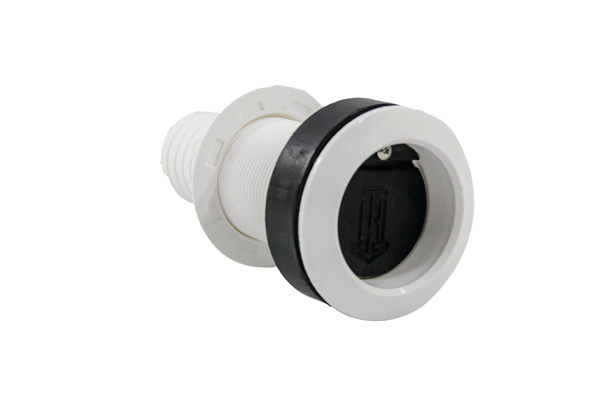 2 1/2' WHITE THRU-HULL