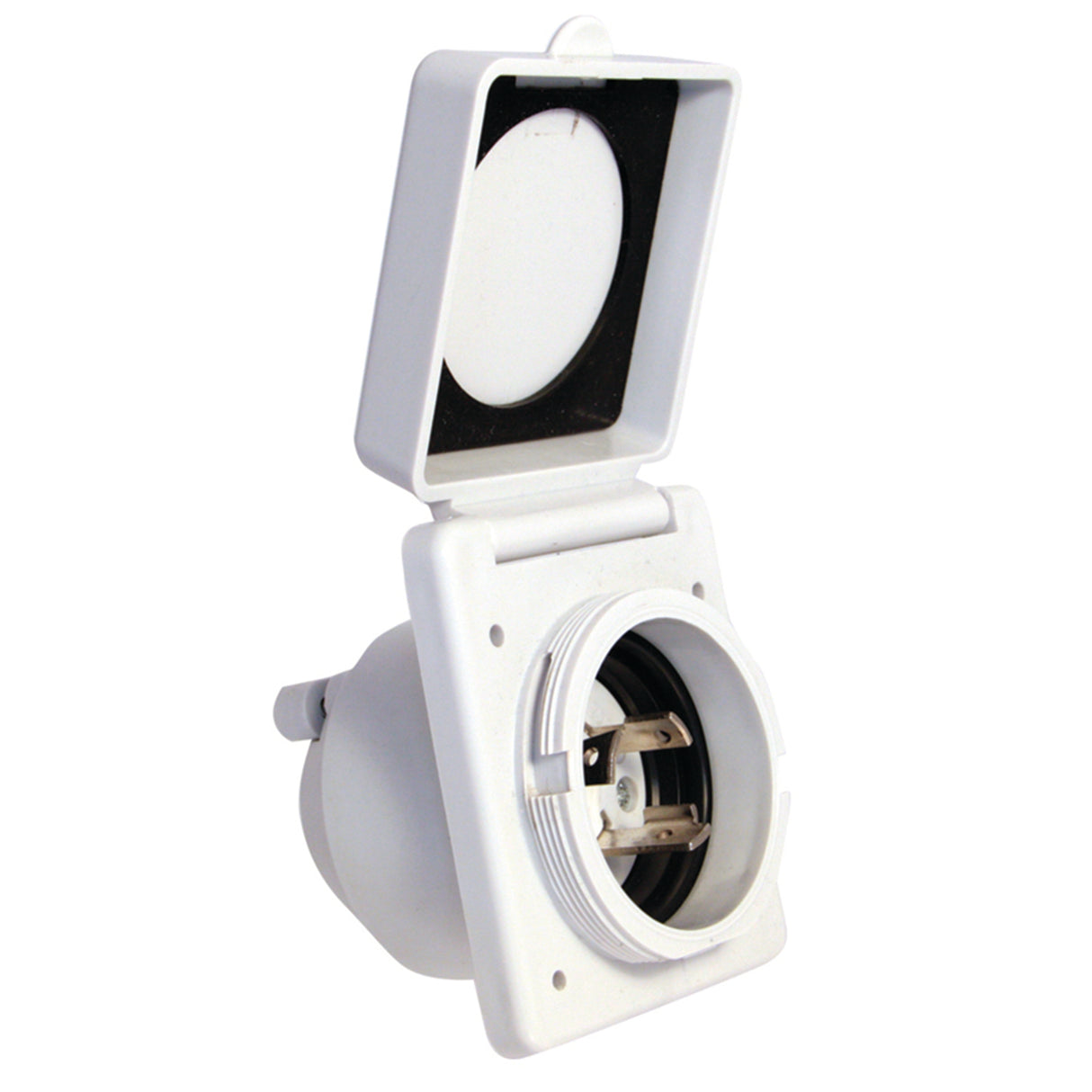 30A INLET WHITE CARDED