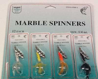 FJ Neil Marble Spinners 1/8oz Chartreuse
