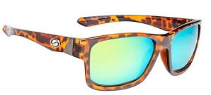 Strike King Sunglass Polarized Pro Tortoise Shell-Green Mirror