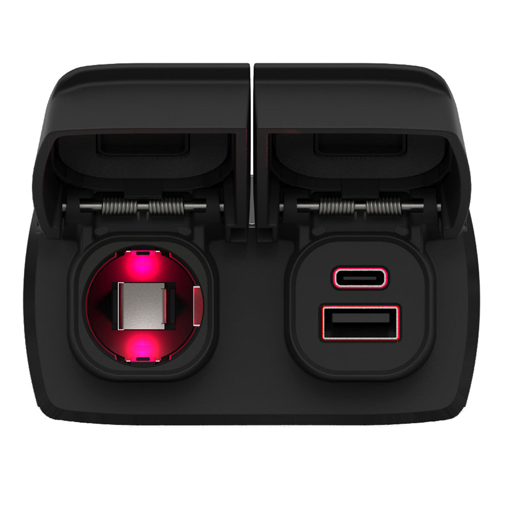 Scanstrut Flip Pro Duo - USB-A & USB-C w/12V Power Socket