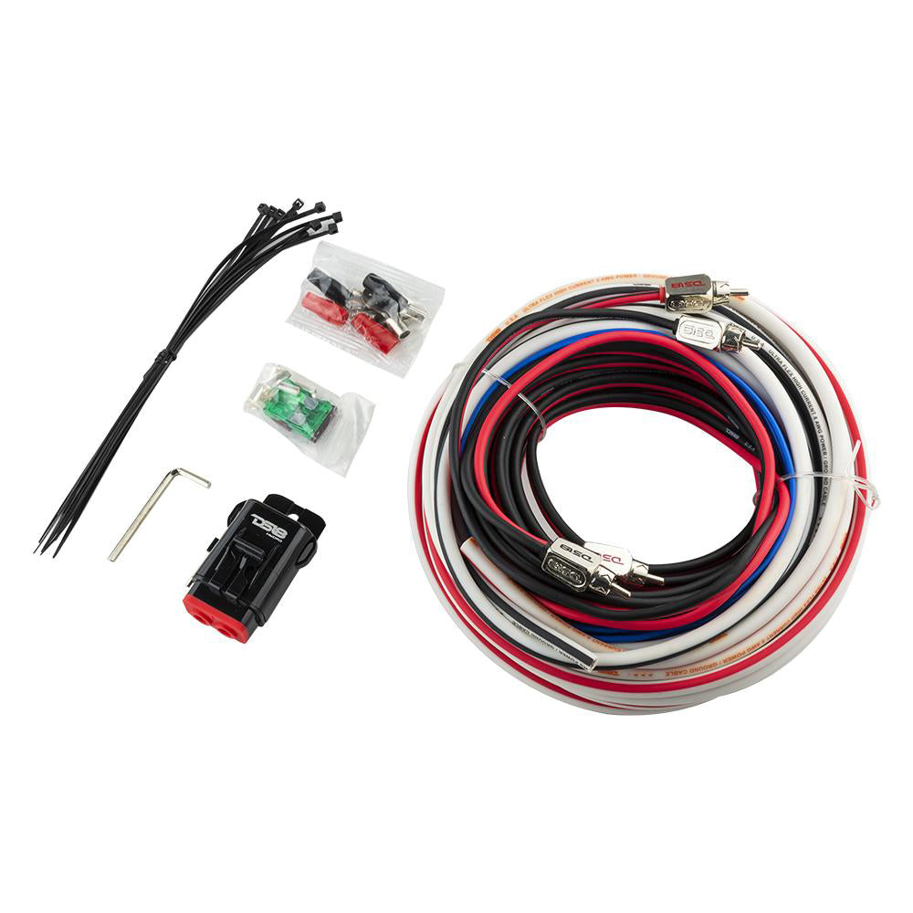 DS18 Hydro Power Amplifier Install Kit - 8GA