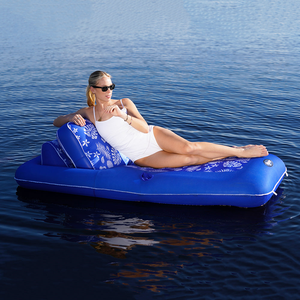 Aqua Leisure Supreme Convertible Lounge Ripstop Hawaiin Wave