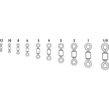 VMC SSRS Stainless Steel Rolling Swivel #2VP - 310lb Test *50-Pack