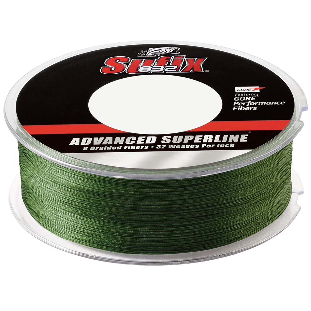 Sufix 832® Advanced Superline® Braid - 6lb - Low-Vis Green - 600 yds