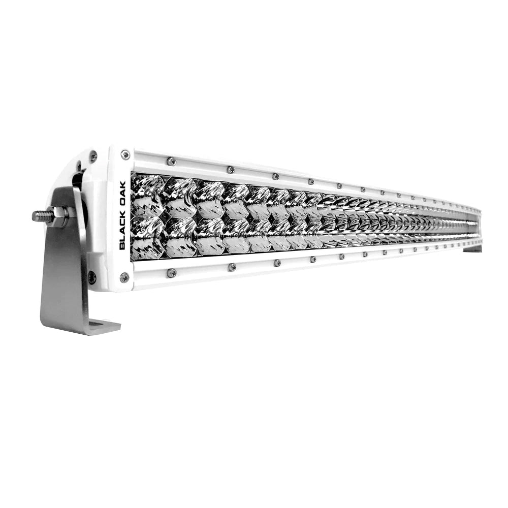 Black Oak Pro Series Curved Double Row Combo 40" Light Bar - White