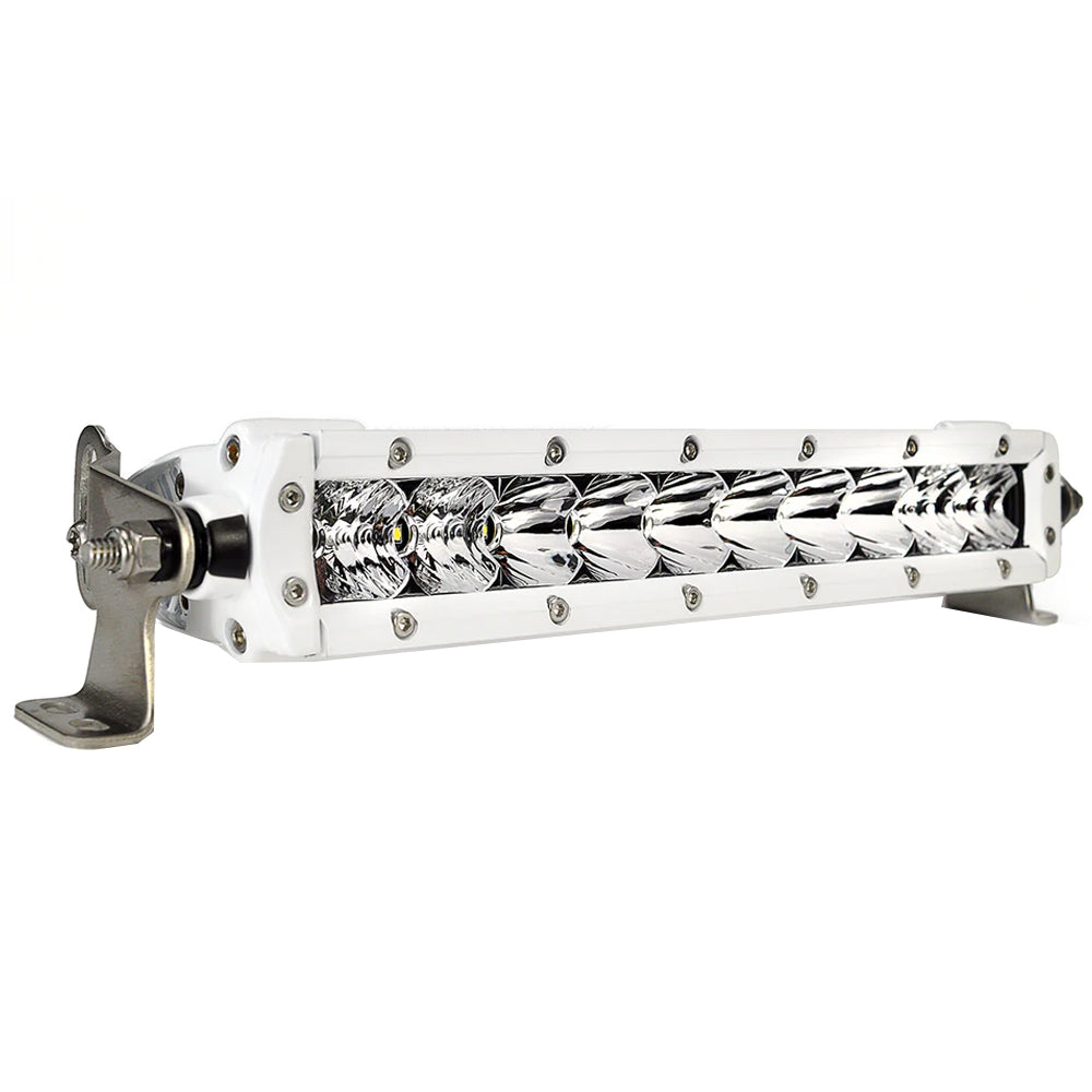 Black Oak Single Row Combo 10" Light Bar - White