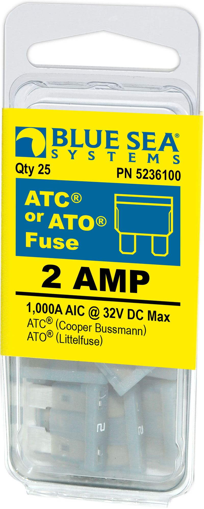 FUSE ATO/ATC 2A PACK 25