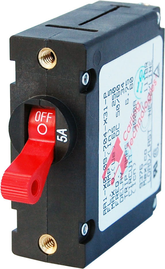 CIRCUIT BREAKER AA1TOGGLE 5A RED