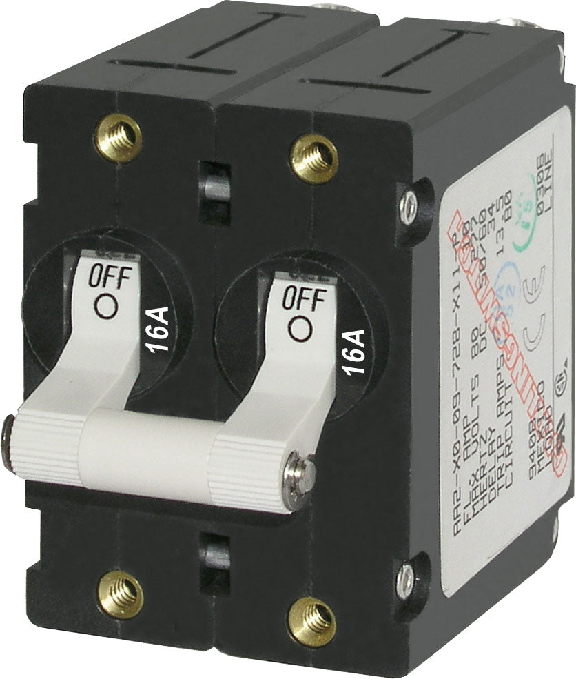 CIRCUIT BREAKER AA2TOGGLE 16A WHT