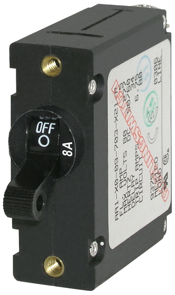 CIRCUIT BREAKER AA1TOGGLE 8A BLK