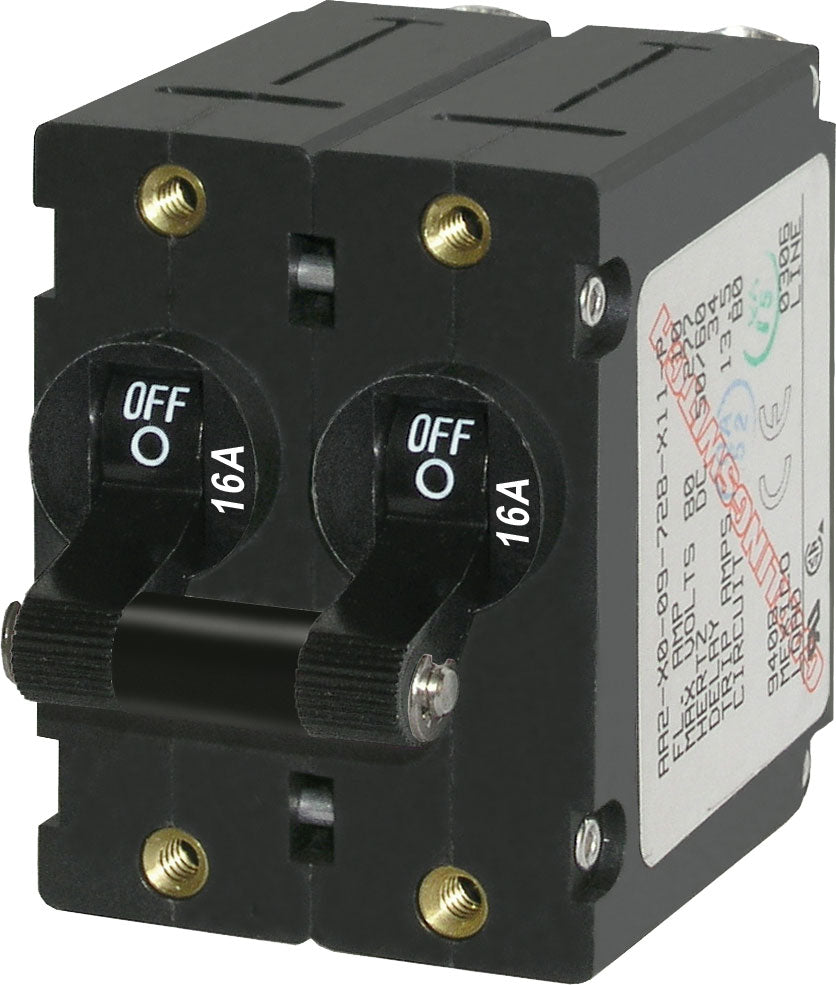 CIRCUIT BREAKER AA2TOGGLE 16A BLK