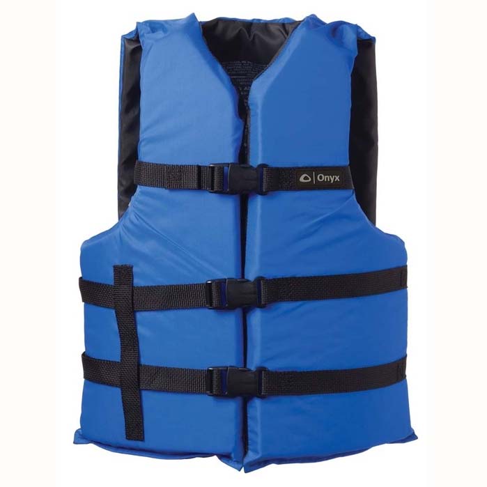 Onyx General Purpose Life Vest Adult Oversize Blue