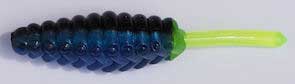 Big Bite Panfish Minnow 1.5" 10ct Black/Blue Chartreuse