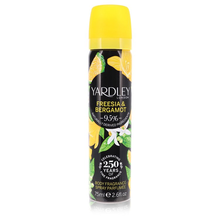 Yardley Freesia & Bergamot by Yardley London Body Fragrance Spray 2.6 oz for Women