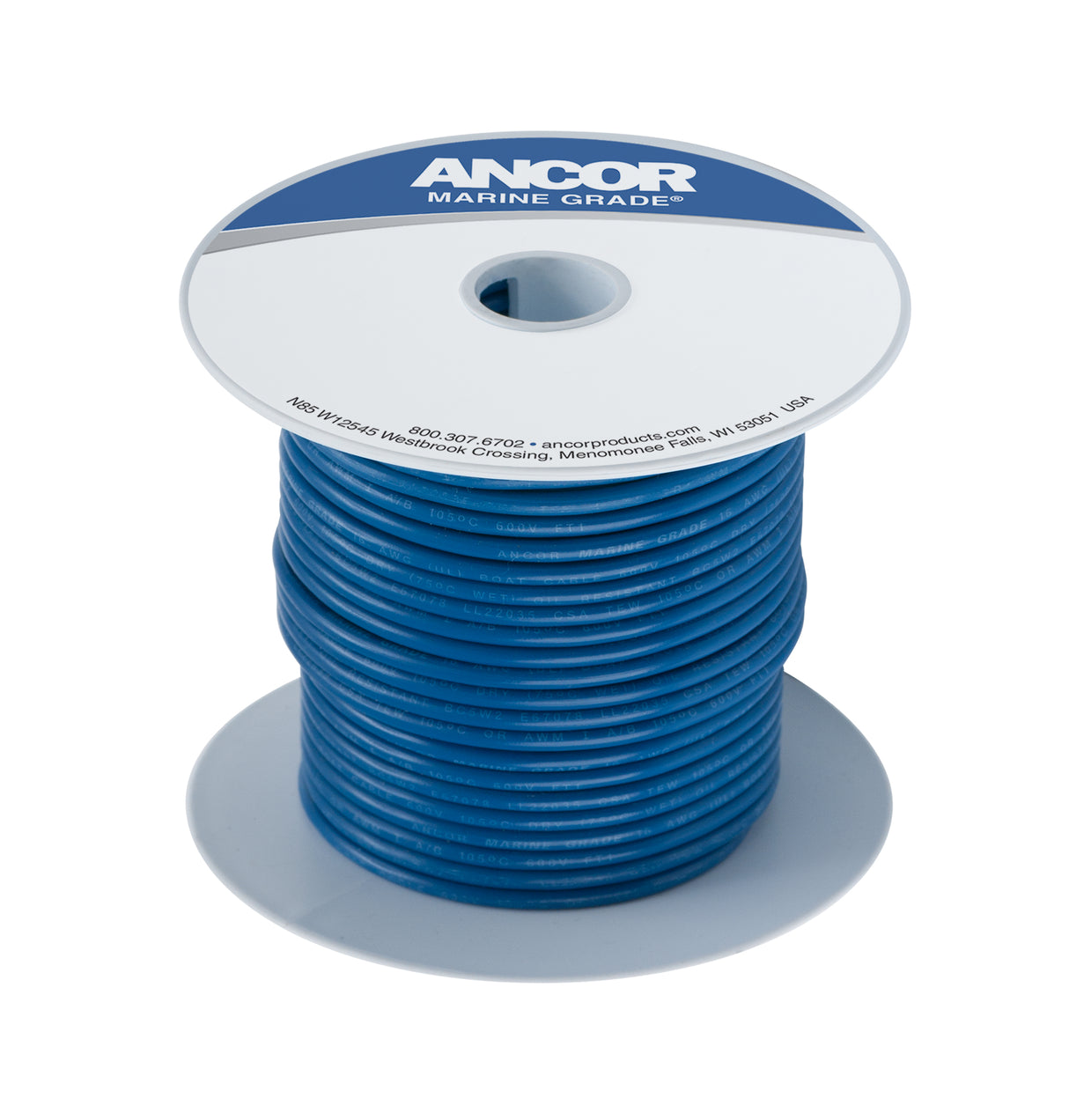 WIRE 100' #12 DK BLUE TINNED COPPER