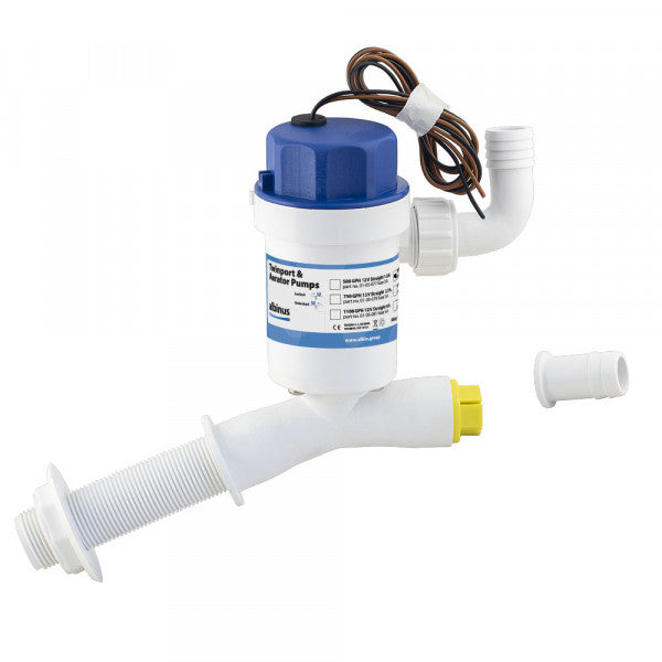 AERATOR 1100 GPH ANGLED TUBE 12V