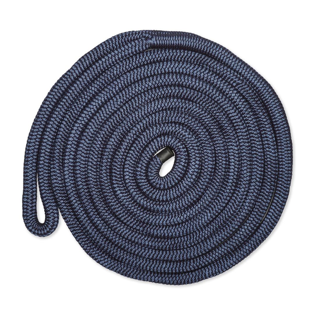 3/8IN-15FT DBLBRD CMP DOCKLINE NVY
