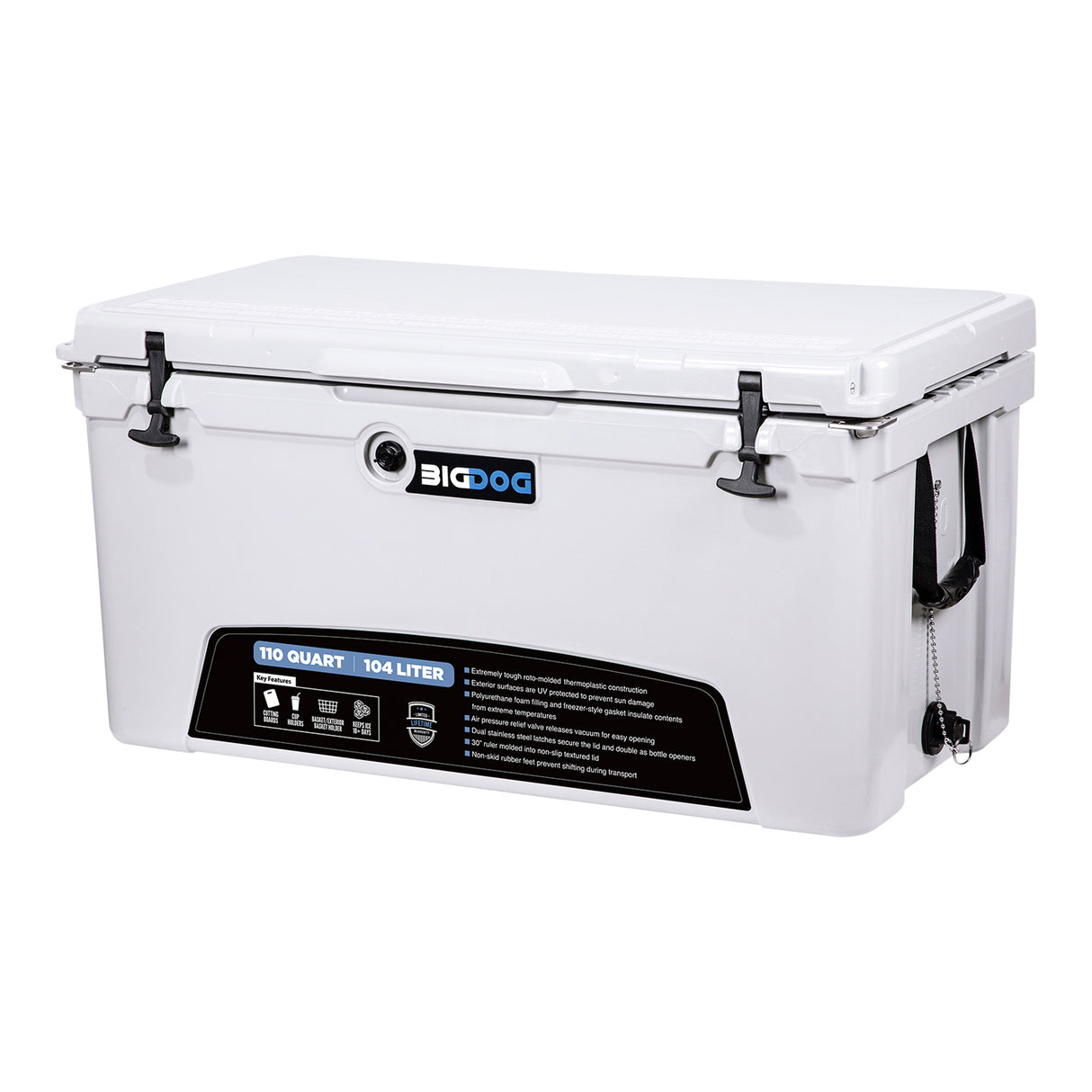 110 QT COOLER WITH ACCESSORIES