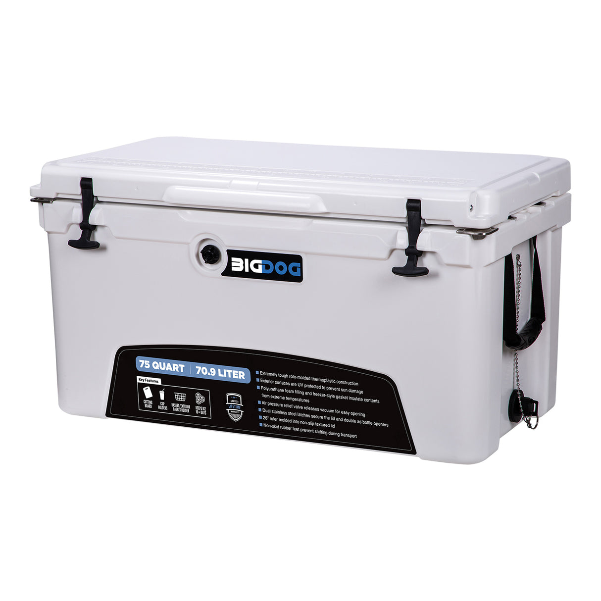 75 QT COOLER WITH ACCESSORIES