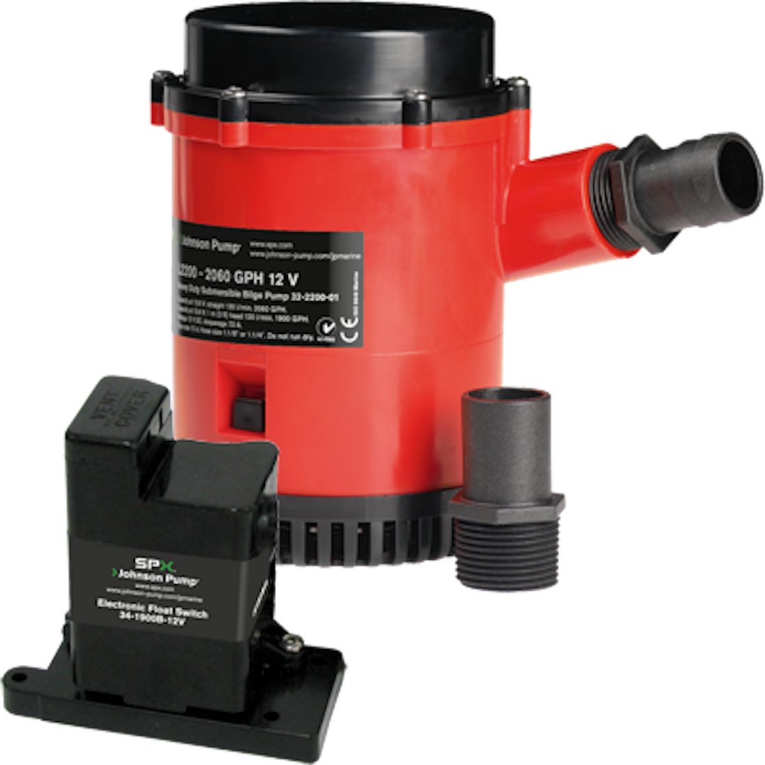 HD BILG PMP 2200 GPH W/EM SWIT 12V