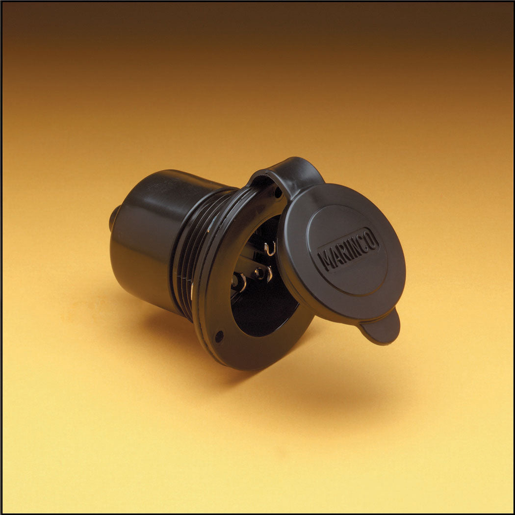 15A INLET BLACK