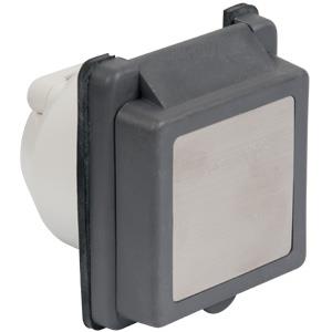 30A 125V STD PWR INLT BLK