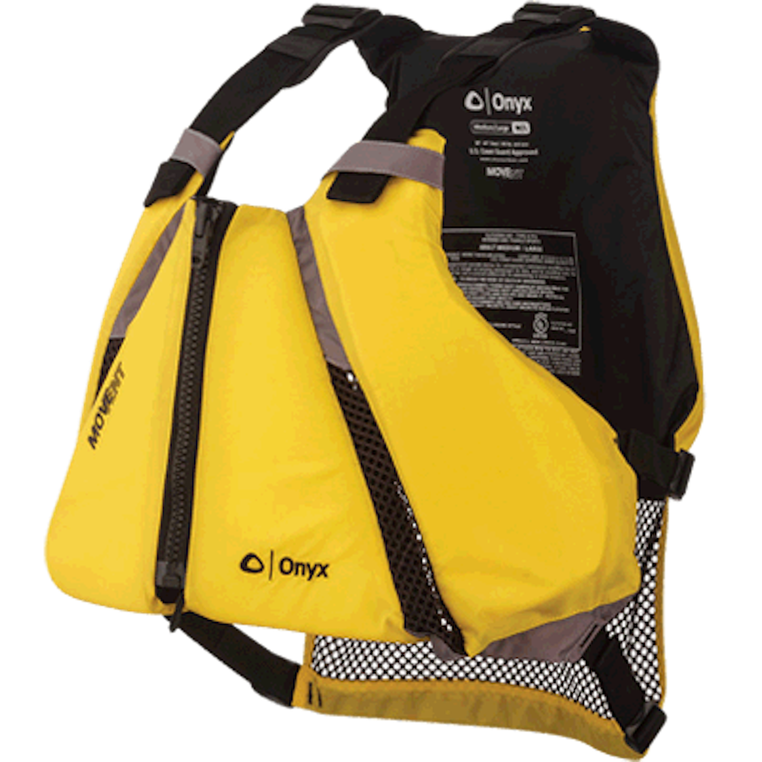 MOVEVENT CURVE LIFE VEST YLW MED/LG