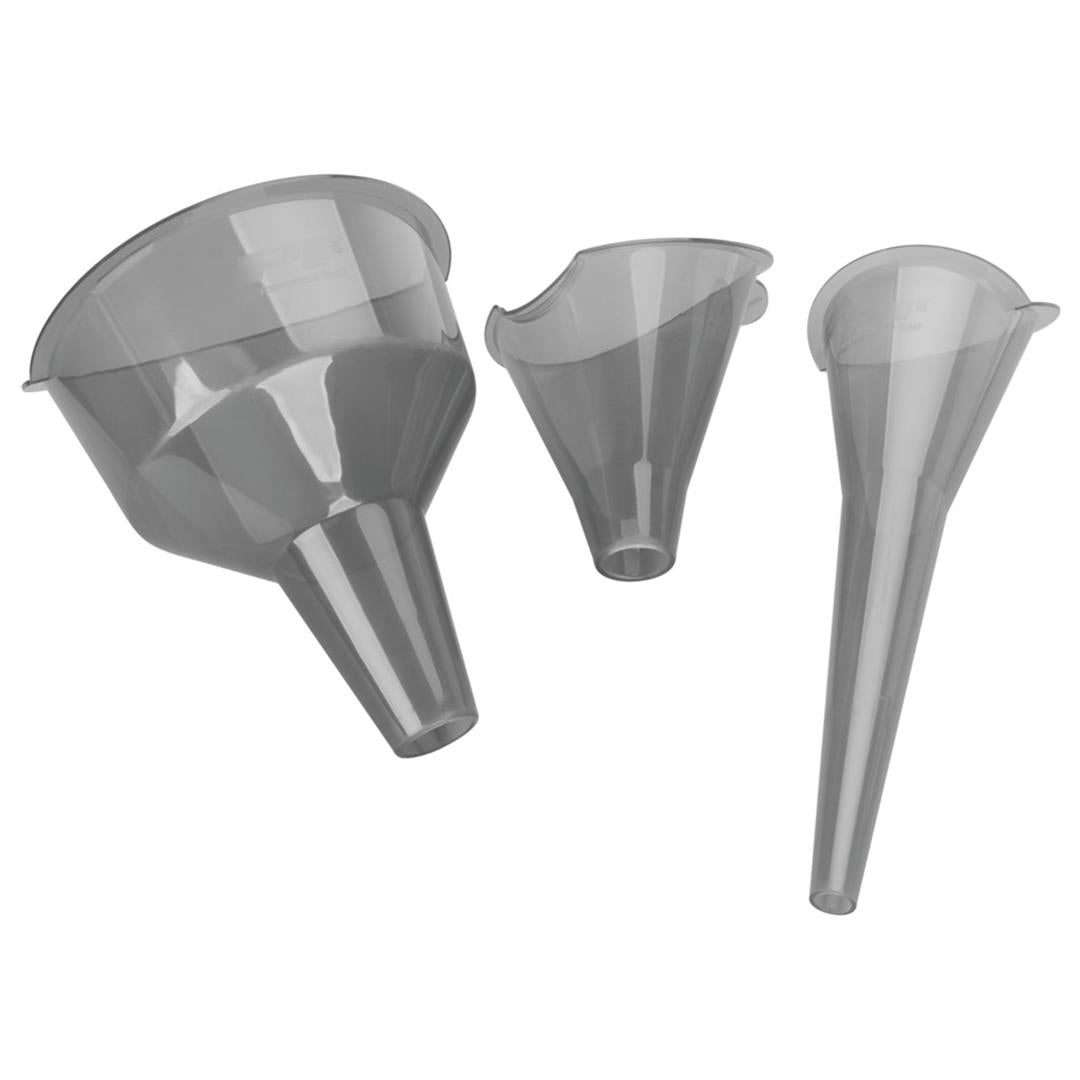 3 PC. CLEAR VIEW EASY-FILL FUNNEL