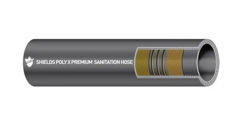 1' POLY X SANITATION HOSE 50' COIL