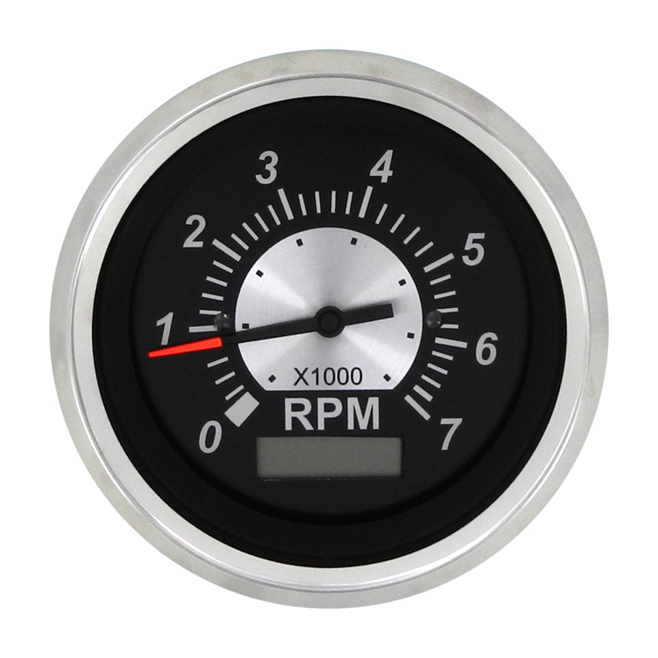 TACH 7K/HOURMETER  BLACK STERLING 3