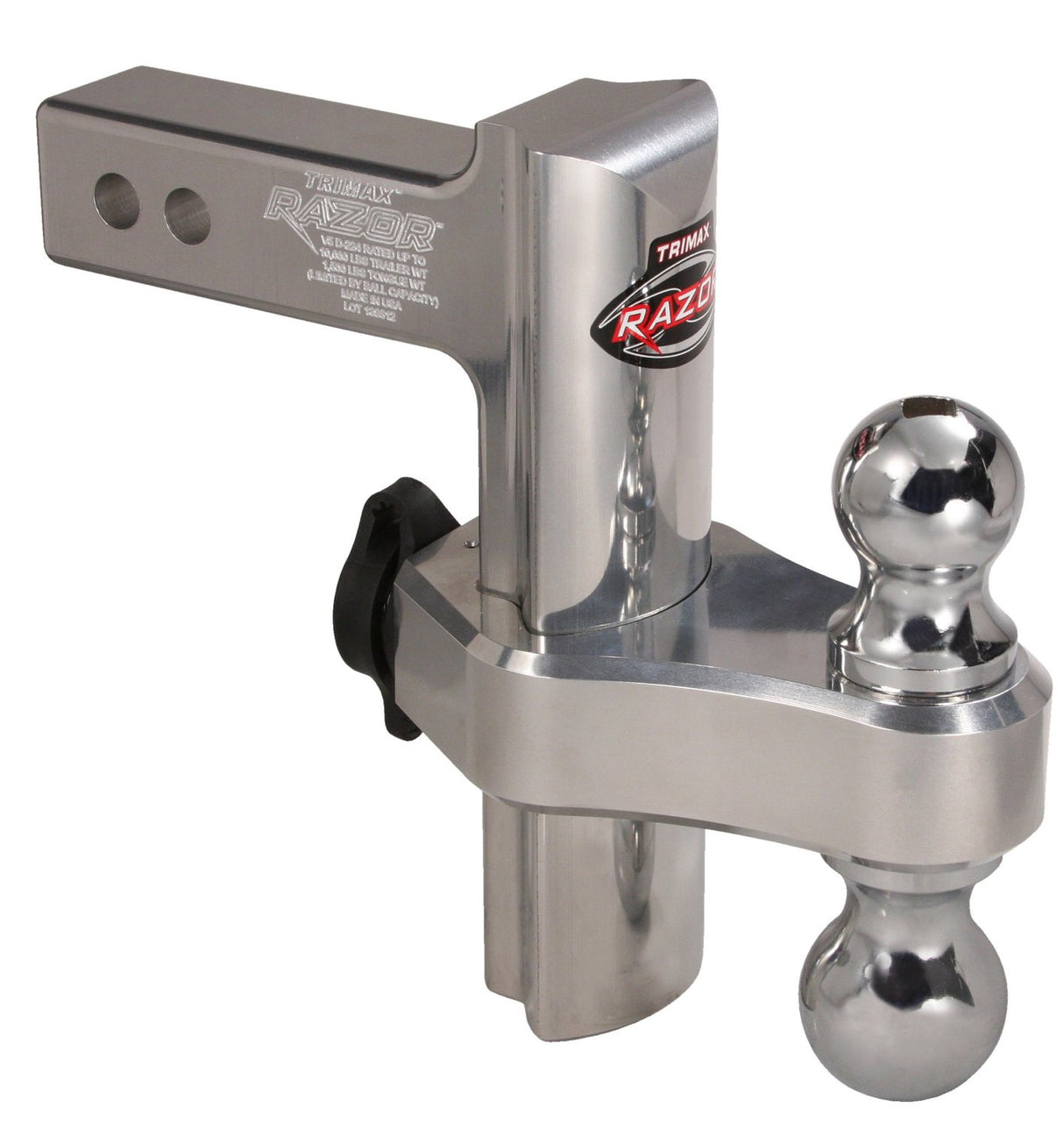 ADJ REC HITCH ALUM 8IN
