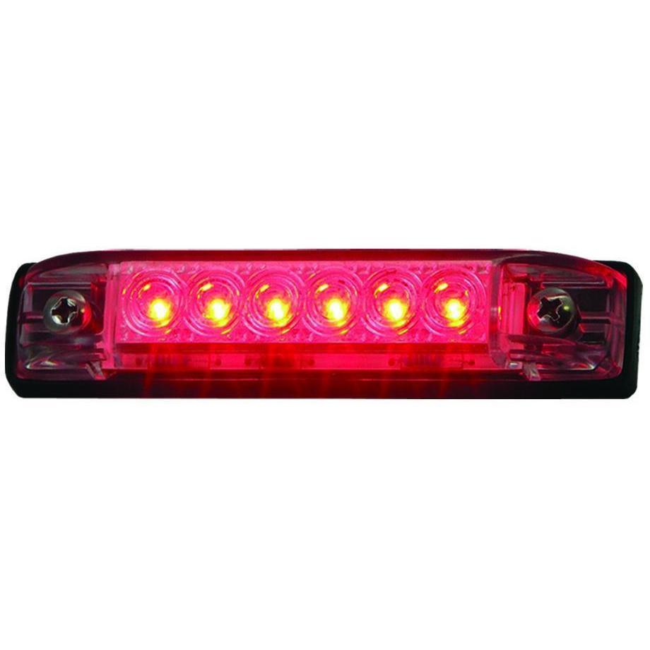 4' RED SLIM LINE LED