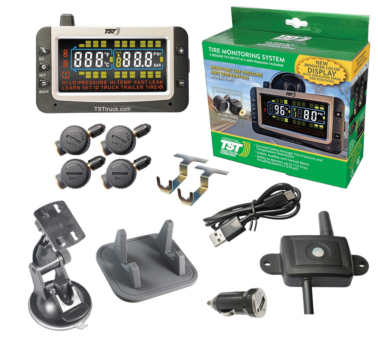 507 TPMS W/4 FLOW THRU SENSORS