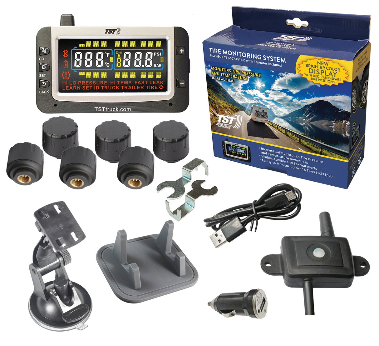 507 TPMS W/6 CAP SENSORS