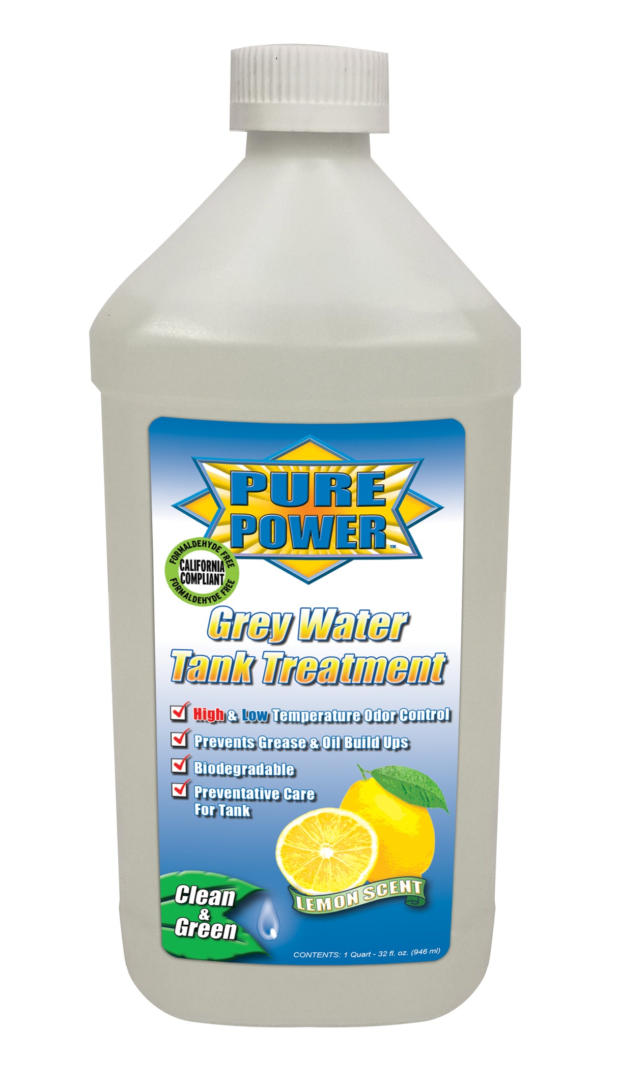 PURE POWER GREY WATER 32OZ