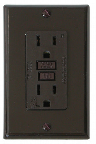 GFI RECEPTACLE W/LIGHT -