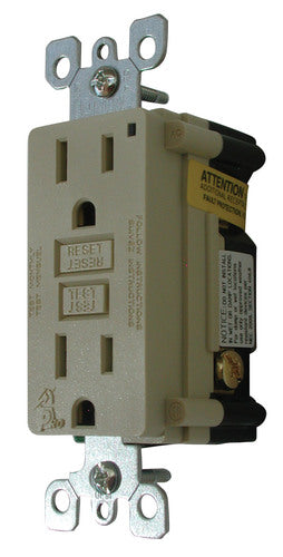 GFI RECEPTACLE W/LIGHT -