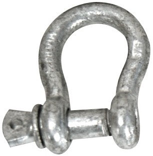 GALVANIZED ANCHOR SHACKLE-3/8'