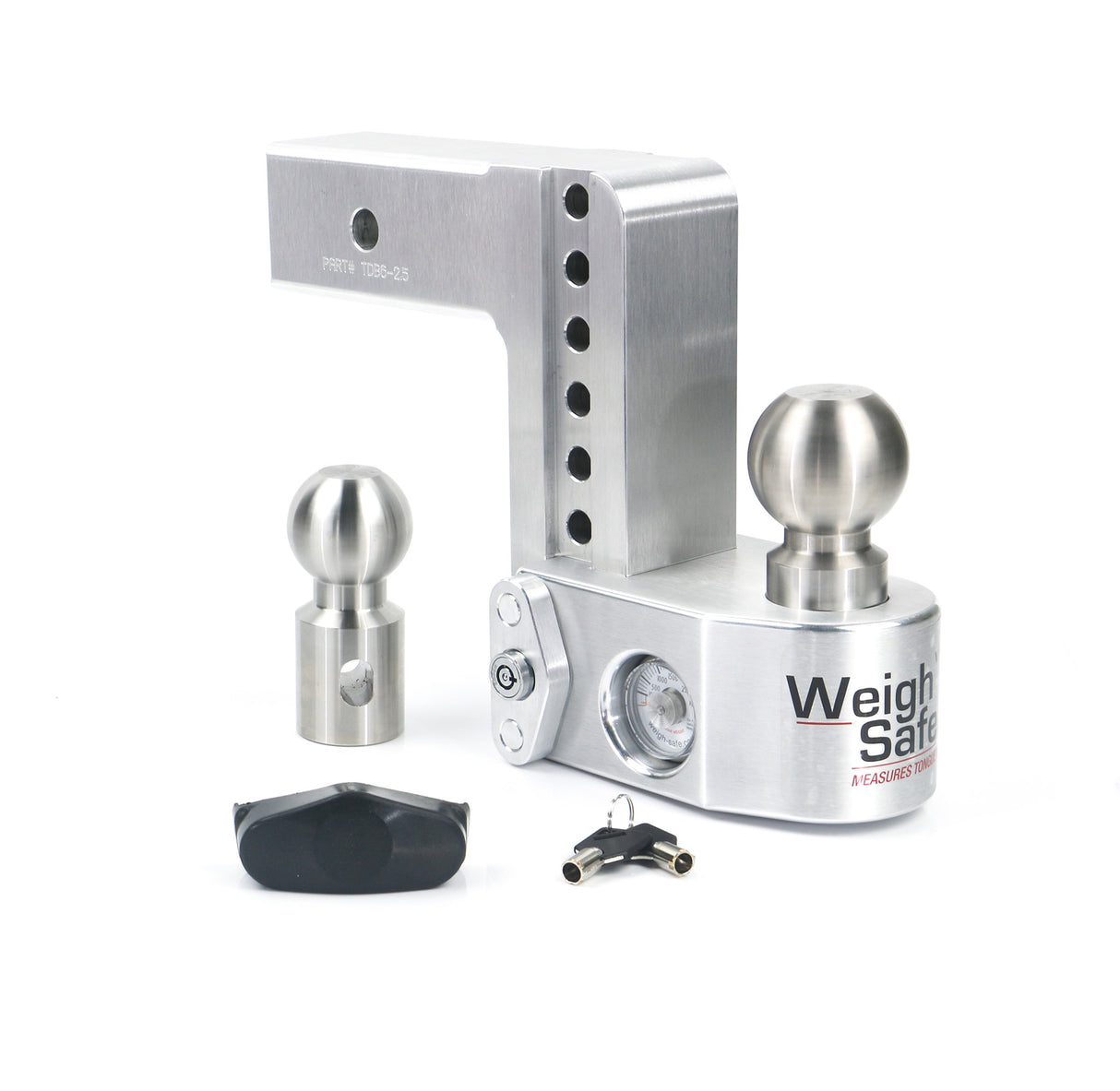 6INADJ BALLMOUNT 2.5INSHANK