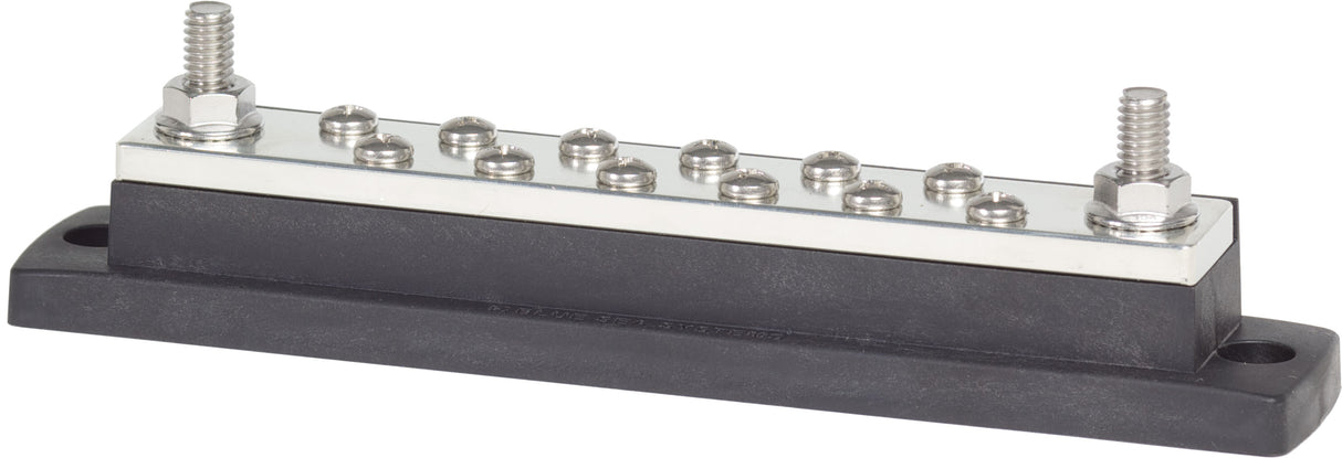 Blue Sea Maxibus 250a Busbar Two 5/16""-18 Studs And Twelve #10-24 Screws