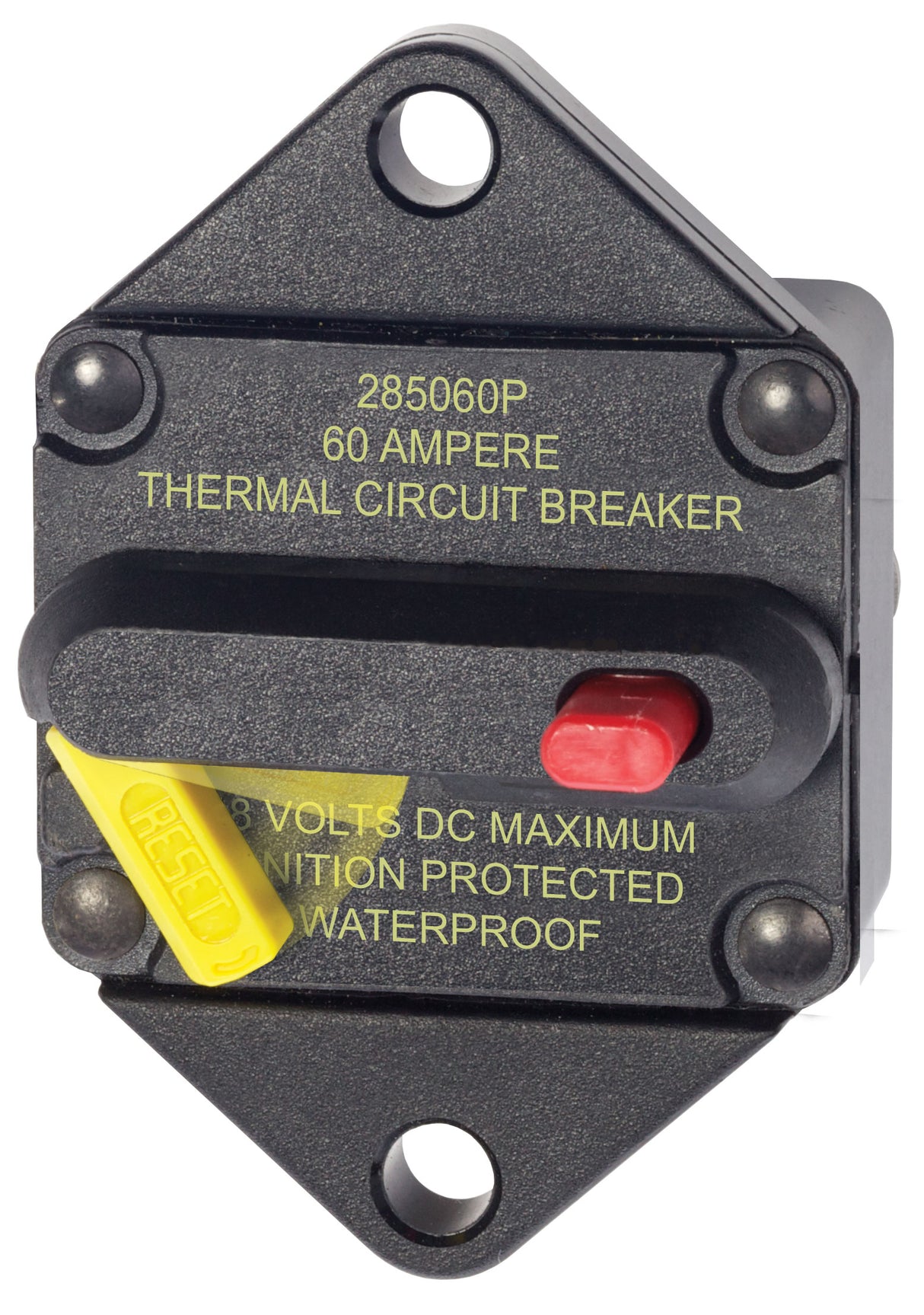 Blue Sea 285-series 60 Amp Circuit Breaker Panel Mount