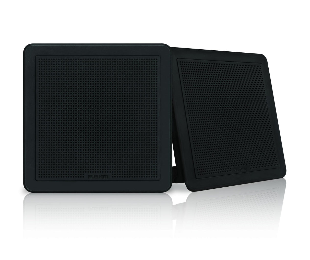 Fusion Fm-f65sb 6"" Black Square Flush Mount Speakers