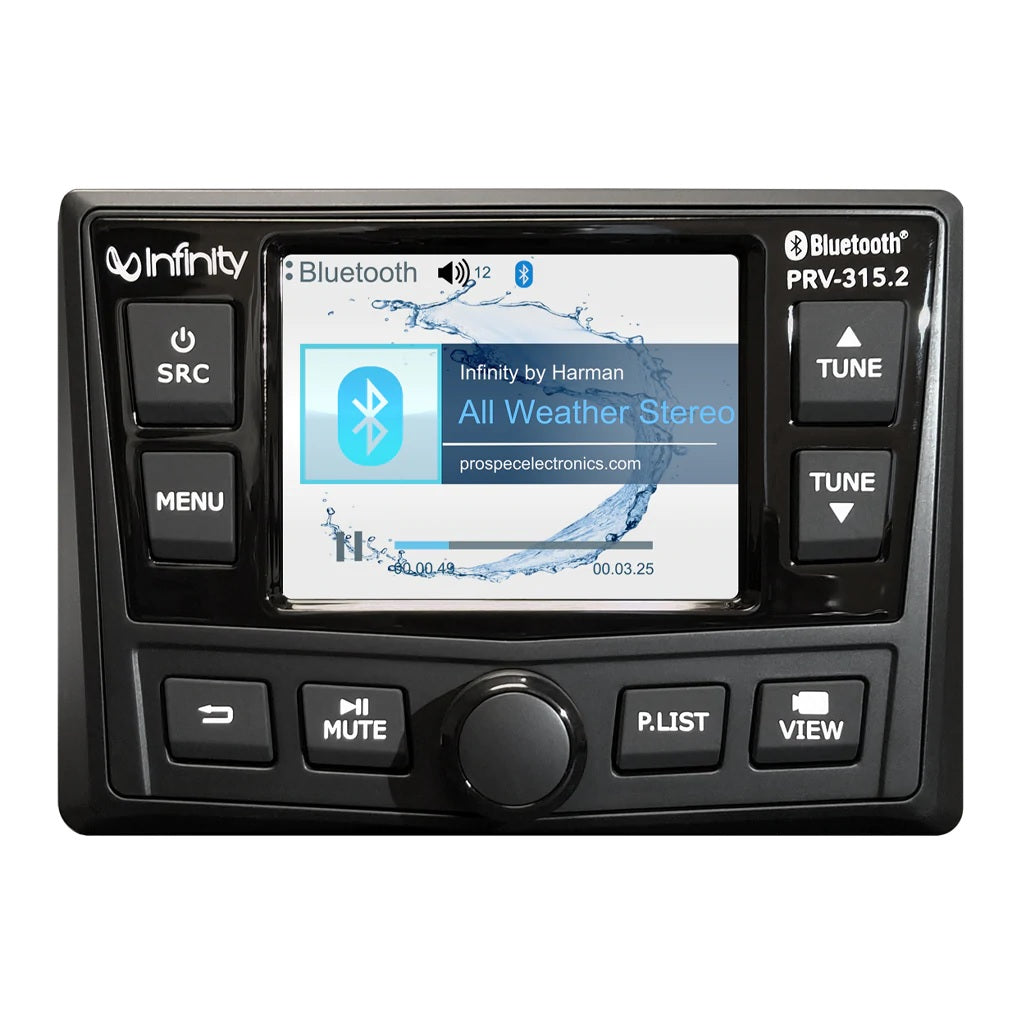 Infinity Prv315.2 Am/fm Stereo Bluetooth 4 X 50 Watts