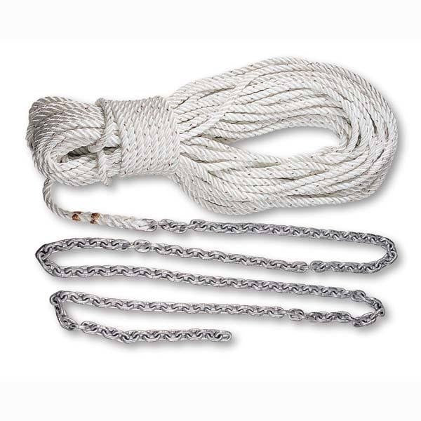 Lewmar 10' 1/4"" G4 Chain W/150' 1/2"" Rope