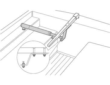 Raymarine 2"" Tiller Bracket