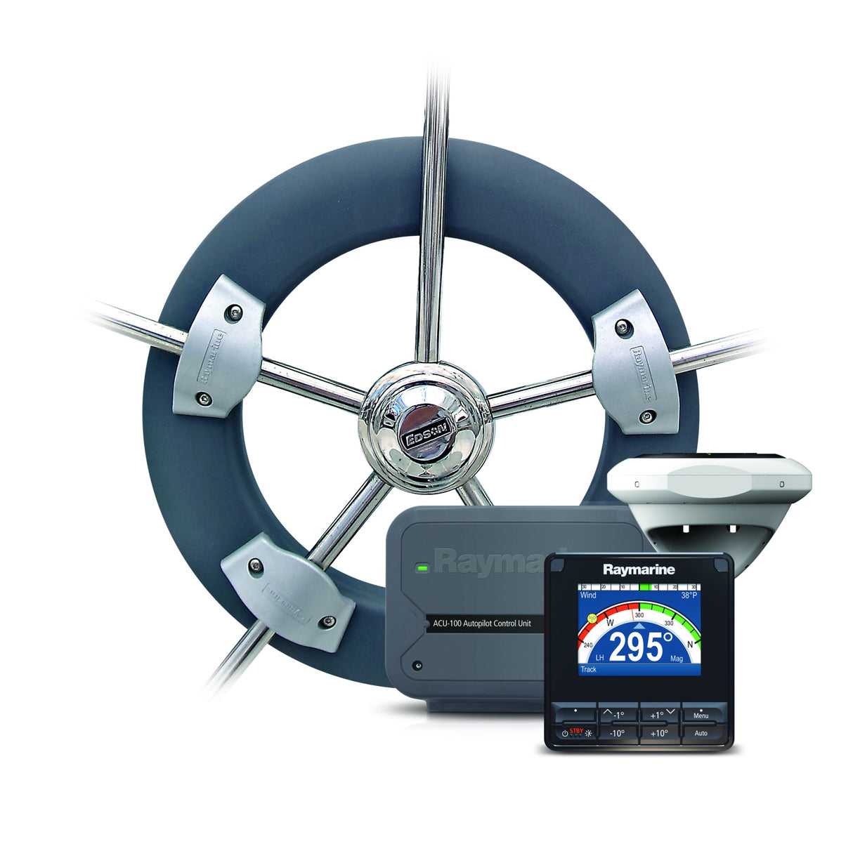 Raymarine Ev100 Sailboat Wheel Pilot With P70s Control